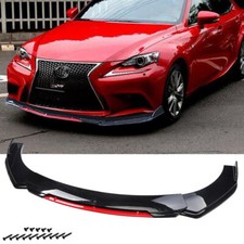 For Lexus Is250 Is300 Is350 Red Front Bumper Lower Lip Splitter Spoiler Body Kit For Lexus Is250 Is300 Is350 Red Front Bumper Lower Lip Splitter Spoiler Body Kit