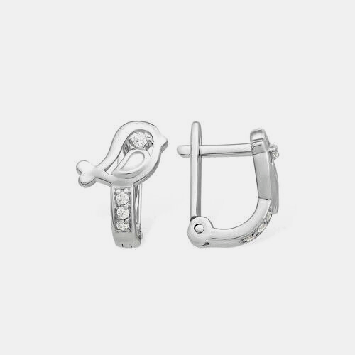 MäDchenohrringe Silberohrringe MäDchenschmuck 925 Silber Zirkon-image