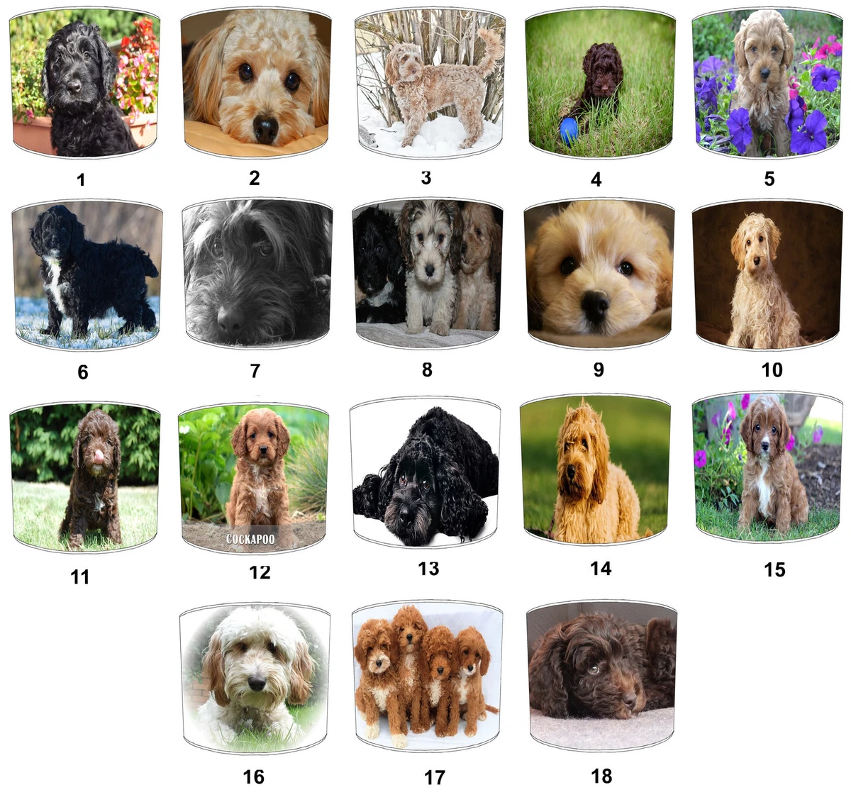 Cockapoo on sale table lamp