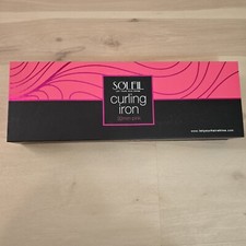 Soleil 32mm Professional Curling Wand With Glove Black 