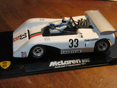 Neuwertiger MG Vanquish McLaren M8E, No.33, Derek Bell. scalextric analog auto 1/32