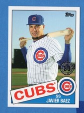 2020 Topps Update 1985 Baseball 35th Anniversary Javier Baez Chicago Cubs