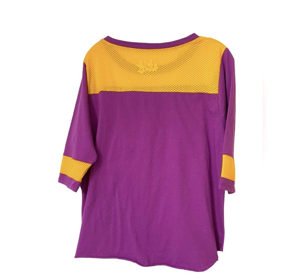 Touch By Alyssa Milano LA Lakers Women's Purple & Gold Jersey Size XL - Image 3 of 4