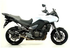 Auspuffanlage RACE-TECH Aluminium Schwarz-Carbon ARROW Kawasaki Versys 1000