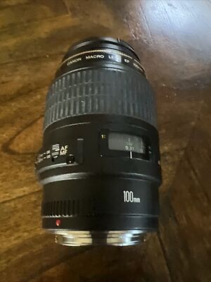 Canon EF 100mm f/2.8 Macro USM Telephoto Prime Macro Lens MINT US Seller