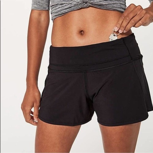 Lululemon Run Times Shorts Black Size 6