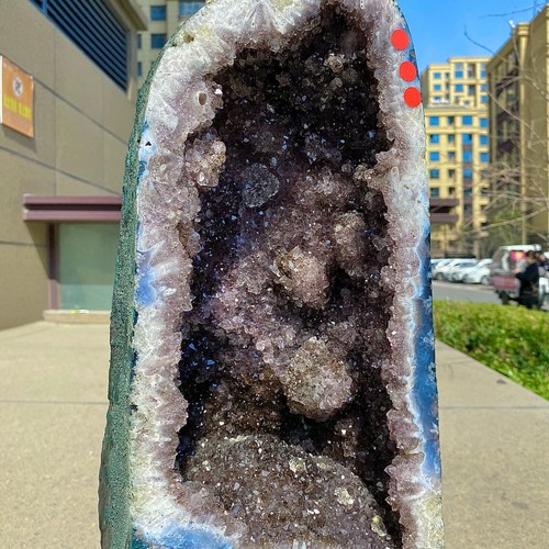 29.74LB Natural Amethyst Cluster Cave - Stunning Purple Water Crystal Clusters - 第 15/15 張圖片
