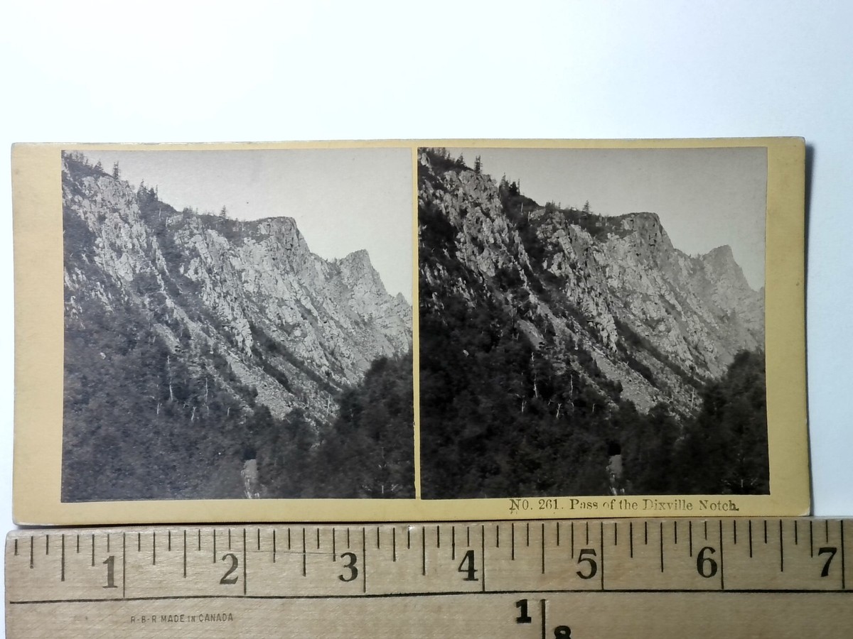 Dixville Notch Pass New Hampshire Stereoview Antique c1867 Y18815
