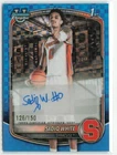2025-26 Bowman Sadiq White #CPA-SWH Blue X-Fractor Auto /150