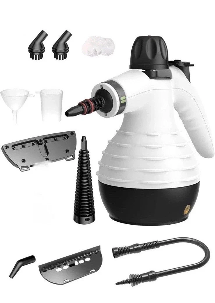 Steam Cleaner Multi Surface Steamer for Cleaning with Safety Lock, 10pcs- new
