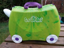 Trunki Green Trunkisaurus , Rex vgc RARE Colour.