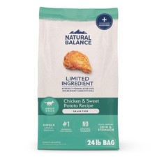 Natural Balance Limited Ingredient Dog Food Chicken Sweet Potato 24 Pound Bag