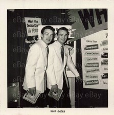 The Wilburn Brothers VINTAGE Candid One Of A Kind 3.5x3.5 Photo 1958