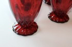 Vintage Cristal d'Arques Ruby Red Footed Iced Tea Tumblers France Set 6 — photo 7