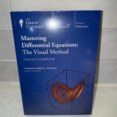 Great Courses Mastering Differential Equations The Visual Method 4 DVDs + Book