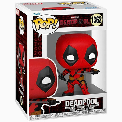 Funko Pop! Marvel Deadpool #1362 Wackelkopffigur Rot/Schwarz