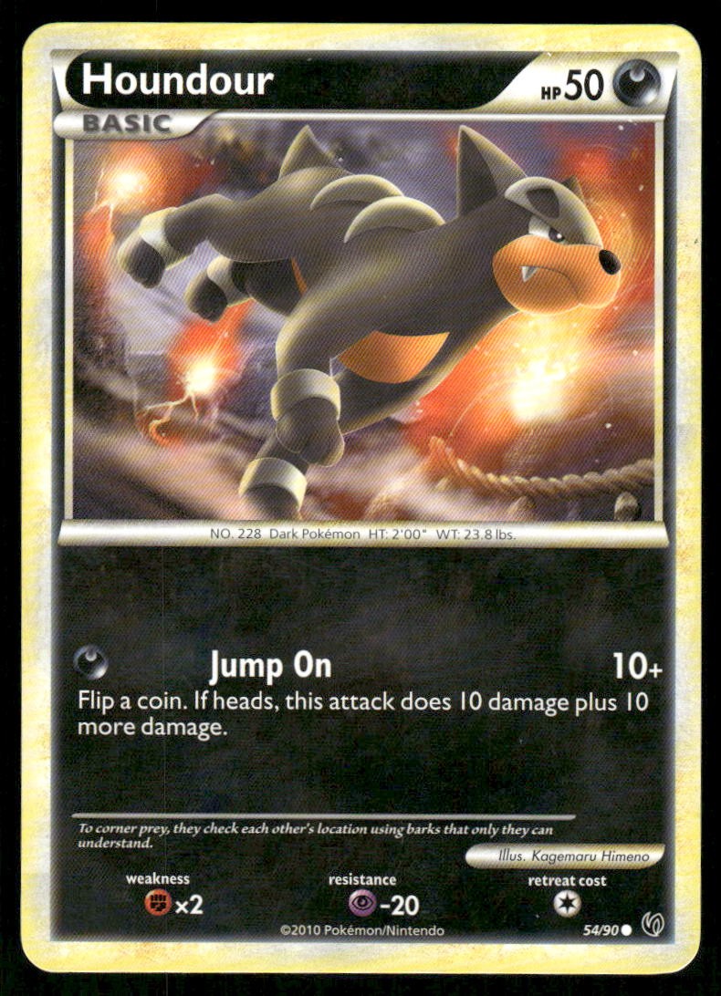Houndour (54) Undaunted [54/90] Common LP Pokemon