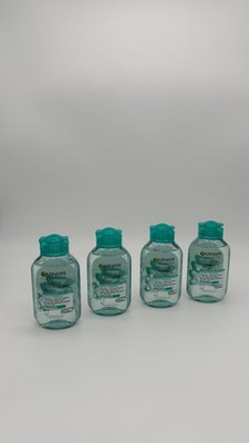 Garnier Micellar Cleansing Water Hyaluronic Acid Aloe All-in-1 Replump 4PK New