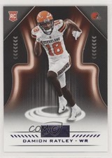 2018 Panini Playbook Rookies Purple Damion Ratley #118 07rd