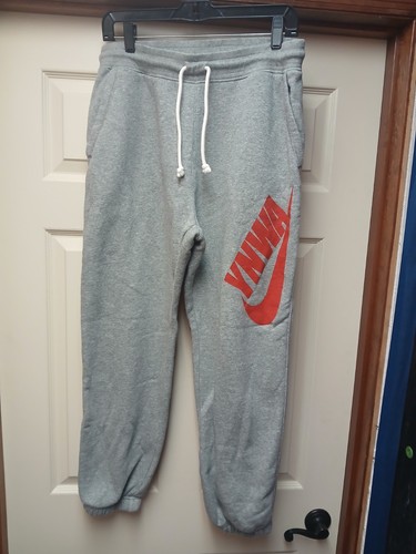 Nike Liverpool FC YNWA Sweatpants Mens Large Gray Red Swoosh Joggers Soccer