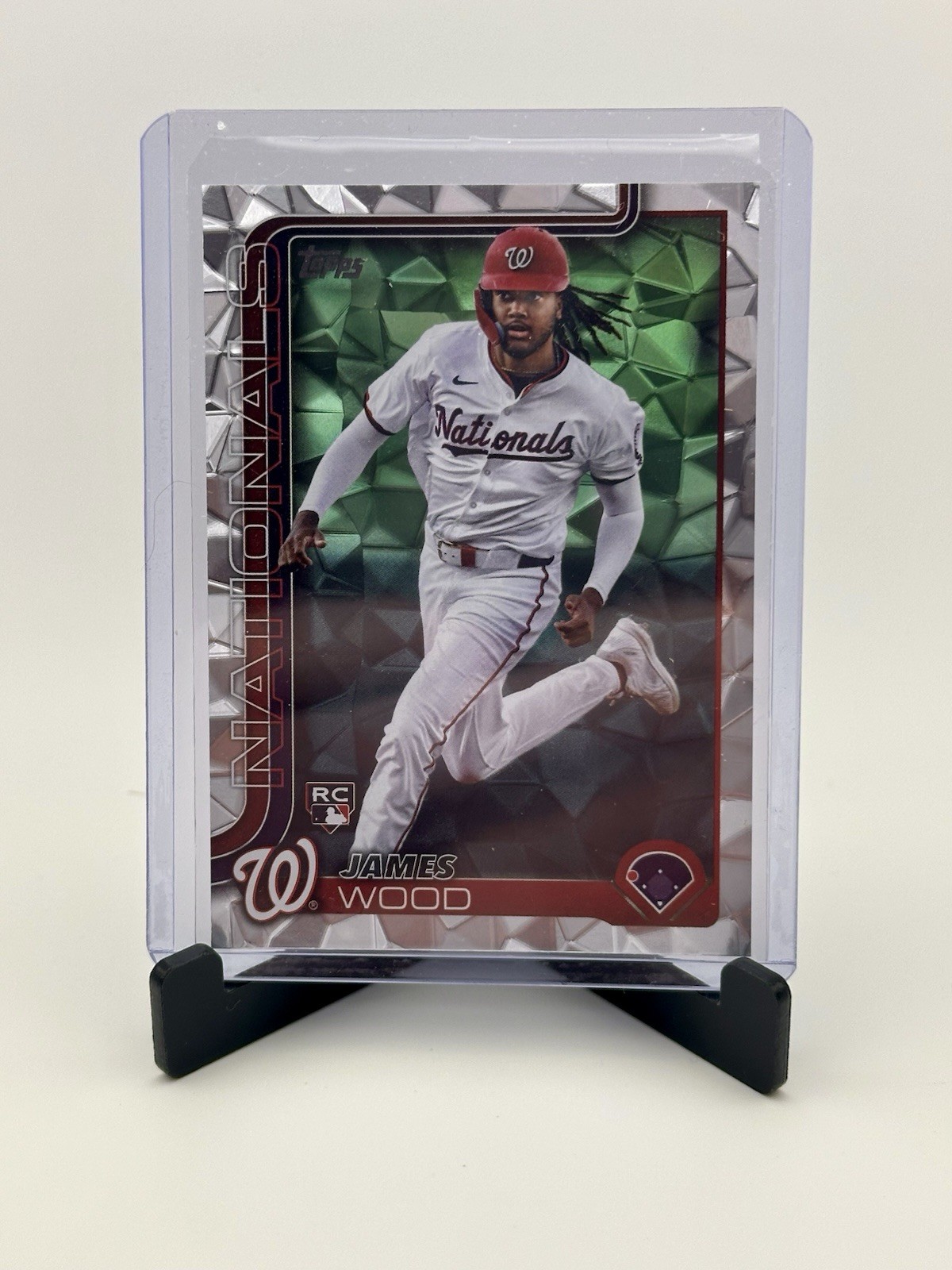 2025 Topps Series 1 - James Wood #181 Diamante Foil (RC)
