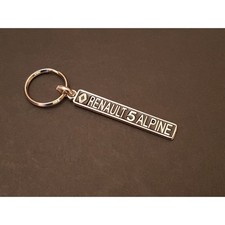 Porte-clés plaque Renault 5 Alpine, R5 Coupe Copa Gordini Turbo