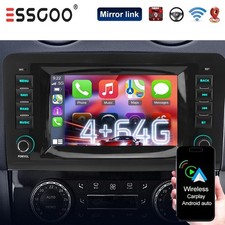 4+64G Android 15 Autoradio F&uuml;r Mercedes ML/GL Klasse W164 X164 CarPlay GPS Navi