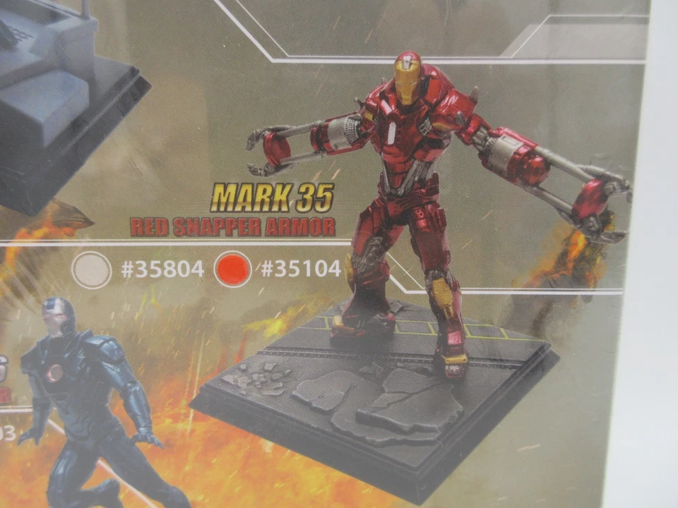Iron Man 3 1/24 Model Kit Mk35 RED SNAPPER ARMOR #35104 [Dragon, 2014] NIB! - Image 4 of 4