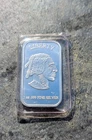 1 troy ounce .999 Fine Silver bar featuring Native American Design. SILVER!!!