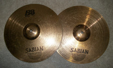 14 Sabian B8 Hi-Hat Cymbals