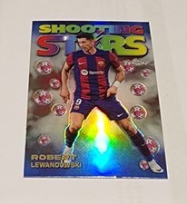 23/24 Topps Chrome UEFA Cb Competitions Soccer Shooting Stars Robert Lewandowski