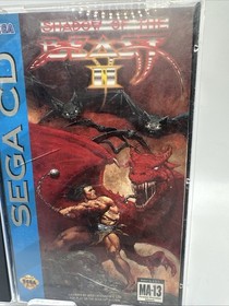 Shadow of the Beast II (Sega CD, 1994) Complete with Manual & Registration Card