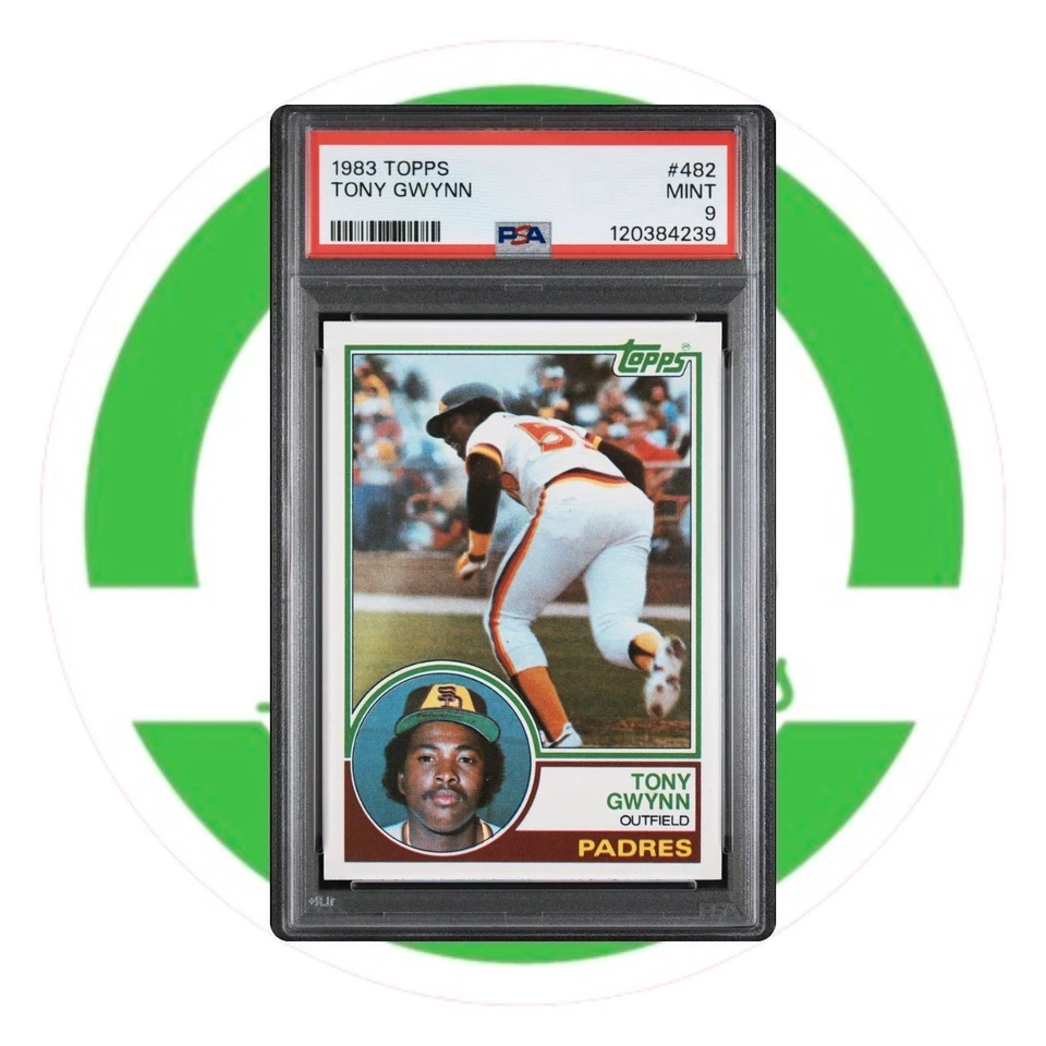 1983 Topps MLB Béisbol 482 Tony Gwynn RC PSA 9 San Diego Padres Foto 3 de 4
