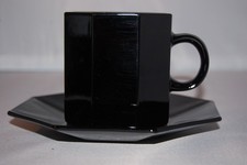 Kaffeetasse 2tlg. mit Untertasse Octime schwarz Arcoroc