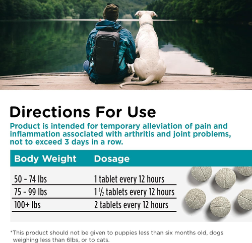 Aspirin for Dogs, Puppy Essentials, Dog Aspirin for Large Dogs, Joint Support fo - Picture 5 of 12