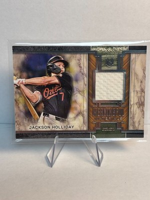 2025 Topps Museum Jackson Holliday Meaningful Materials Patch /99 - Orioles