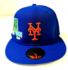 New York Mets NE MLB "STATEVIEW" Fitted Hat~Royal Blue