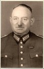WW2 WWII German Army Military Wehrmacht Photo Postcard POLICEMAN Studio Portrait — photo 1