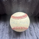 Baseball Signed By Micky Mantle, Yogi Berra, And Stan Musial W Bobby Brown Ball