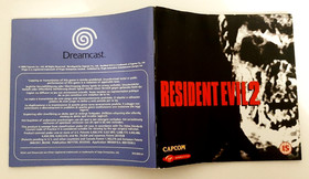 RESIDENT EVIL 2- Sega Dreamcast (2000) PAL- Game Discs, Game Manual & Case