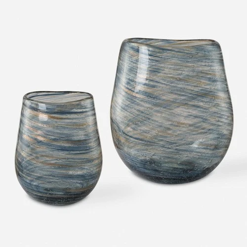 Uttermost 18158 Aurora 9.25 X 6.5 inch Vases, Set of 2 - Picture 1 of 4