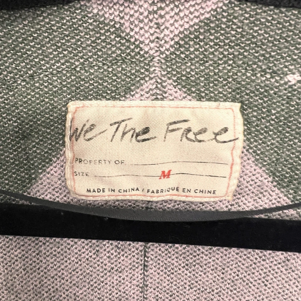 Свитер женский Free People We The Free Manny Cardi с бриллиантовым принтом M розовый зеленый - Изображение 3 из 4