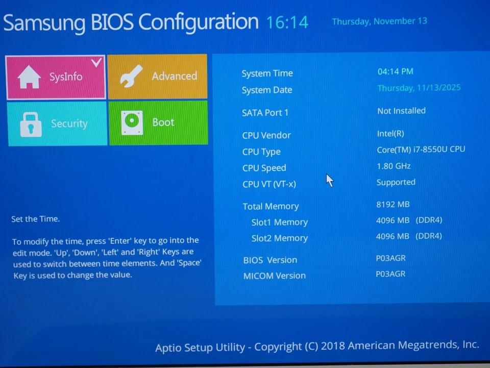 Samsung Notebook 9 Intel Core i7-8550U @1.80GHz 8GB 13" Laptop NO OS/SSD #F58 - Image 3 of 4