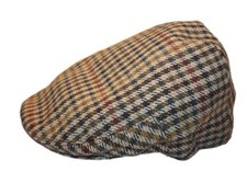 Great Horse Boys Wool Blend Traditional Tweed Country Style Flat Cap 3-8 Years