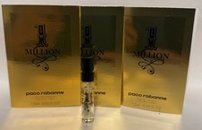6 X Million One Million Paco Rabanne Eau de Toilette EDT Sample Spray Vial .05oz