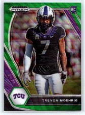 2021 Panini Prizm Draft Picks - Trevon Moehrig #146 Green Prizm (RC)