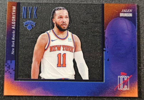 2025 Topps Signature Jalen Brunson Base (RAW)