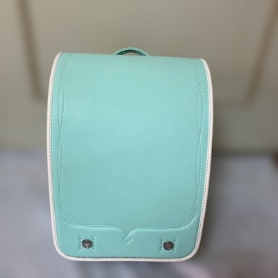 Nitori Mint Green Randoseru Backpack Used School Bag with Wear