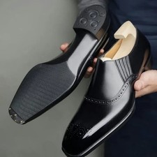BLACK Leather brand new shoes