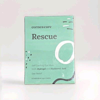 CorneaCare Rescue Hydrogel Self Cooling Compress 6 Individual Cold Eye Masks